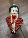 Vintage Betty Boop Christmas Ornament. Kurt Adler Polonaise Collection