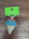 Ice Ice Baby Ice Cream Ornament