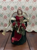 Angel Figurine w/ Harp & Garland