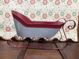 Metal & Tin Christmas Sleigh