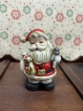 Santa Figurine w/ Teddy Bear