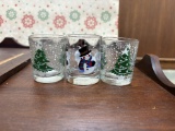 Set of 3 Holiday Shot Glasses