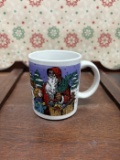Santa Mug with Vintage Artwork