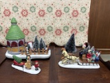 Christmas Village Figurine Set (3pcs)