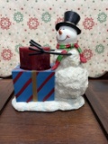 Snowman Candle Holder