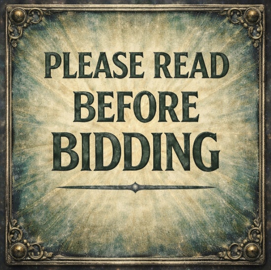 PLEASE READ BEFORE BIDDING | Online Auctions | Proxibid