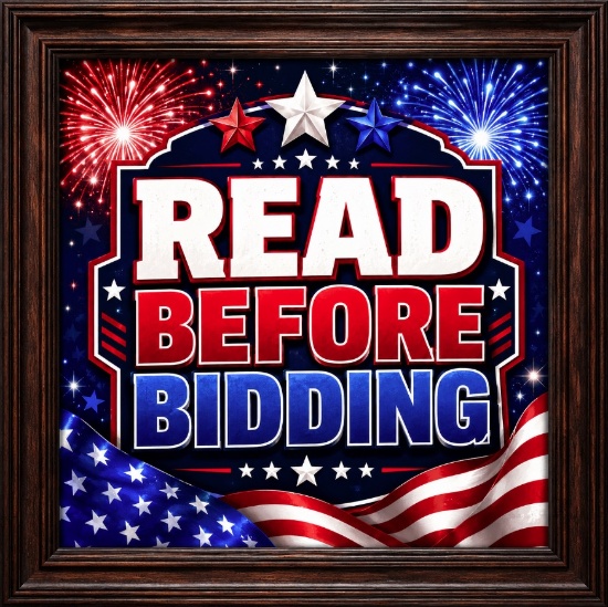 PLEASE READ BEFORE BIDDING