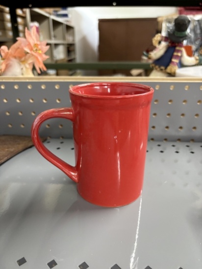 Red Ceramic Coffee Mug