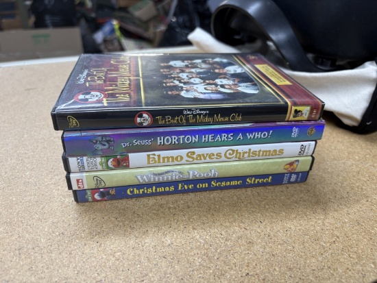 Assorted Children's DVDs - Group of 5