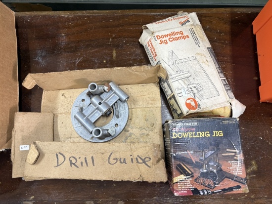 Assorted Doweling Jigs, Drill Guide & Woodworking Accessories