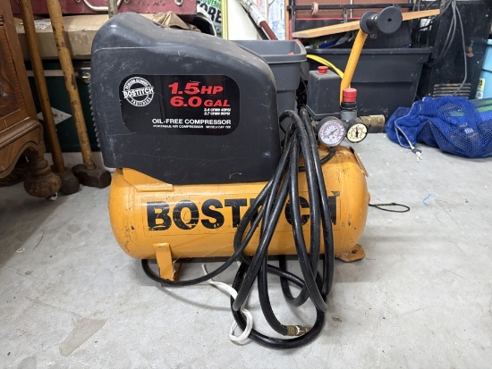 Bostitch 1.5 HP 6-Gallon Oil-Free Air Compressor (tested and works)