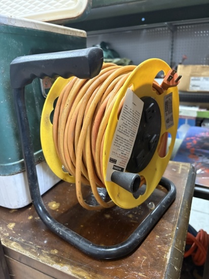 Heavy-Duty Extension Cord with Portable Reel