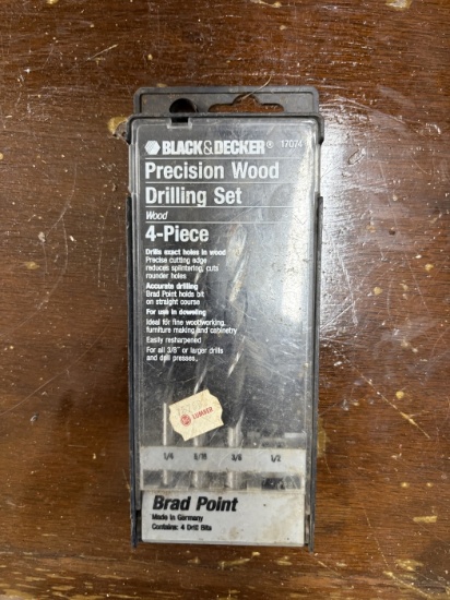 Black & Decker Precision Wood Drilling Set - 4 Piece