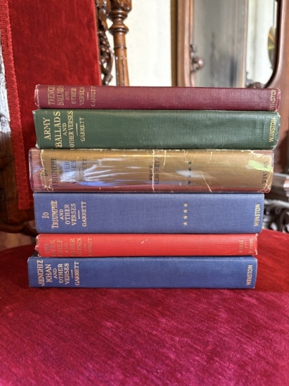 Collection of 6 Antique WWI War Poetry & Military Books