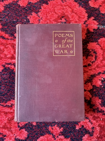 Antique "Poems of the Great War" WWI Poetry Book