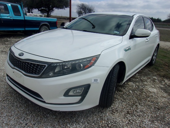 2014 Kia Optima Hybrid Gas     (TITLE)(KEY)