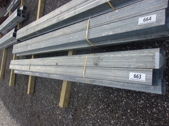 "Fence Posts" 10' - 4"x4"x1/8"  (5)