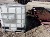 Water Tote on Metal Tires & Axle