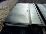 Metal Framed Entrance Door 3'x8'    (KEY)