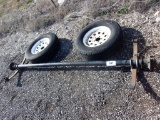 Axle w/Rims & Tires