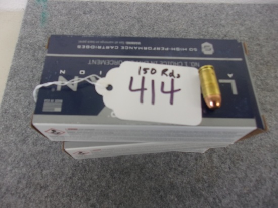 AMMO-(150) 40 Smith & Wesson FMJ