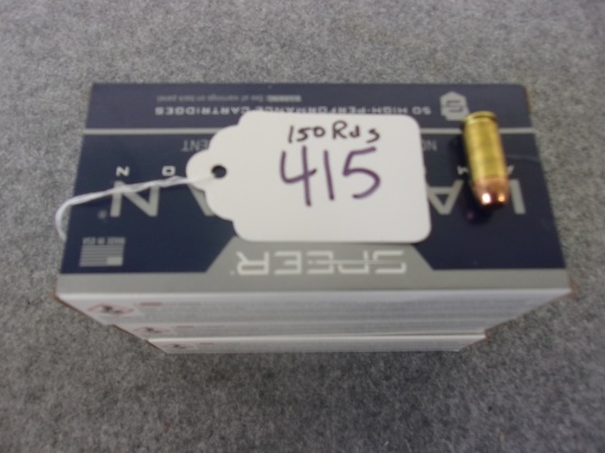 AMMO-(150) 40 Smith & Wesson FMJ