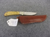 Moore Maker Yellow Bone Knife w/Sheath