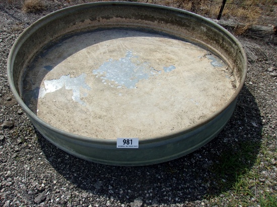 6' X 12' Galvanized Water Trough