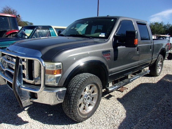 2008 Ford F250 4X4 P/U Diesel  Gray (TITLE)(KEY)