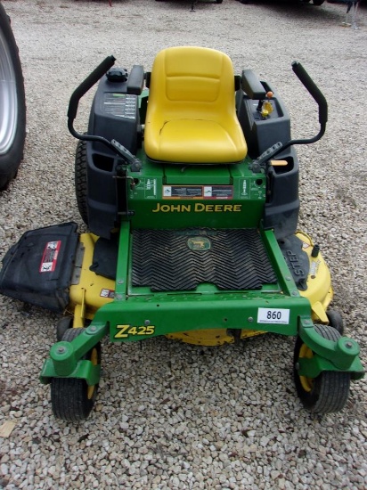 JD Z425 EZ Trak Zero Turn Mower   (KEY)