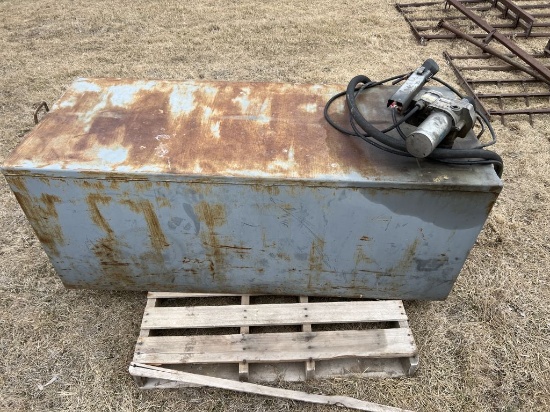 130 Gal Portable Fuel Tank W/ Pump