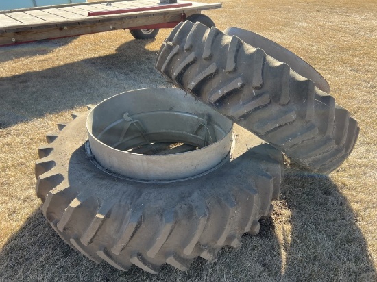 16.9x38 Clamp On Duals