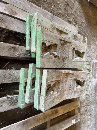 (8) John Deere Slab Weights