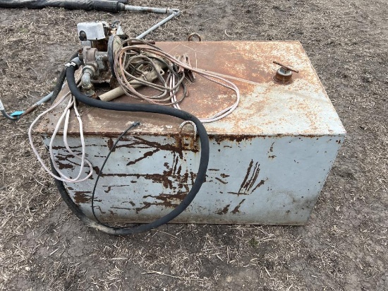 100 gallon Fuel tank with pump