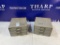 2  -- 3 drawer Organizers with contents