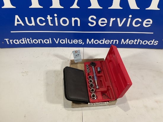 3/8 Hole Through Socket Set and Screw Drivers