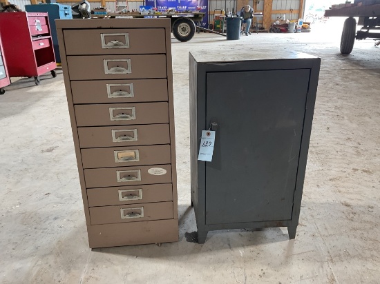 Two storage cabinets