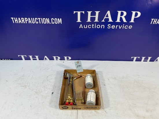 Victor Powder Torch with Accessories
