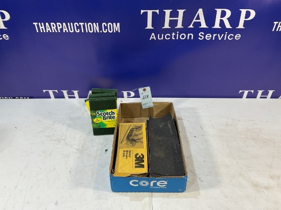 Scotch Brite and Sheet Sandpaper