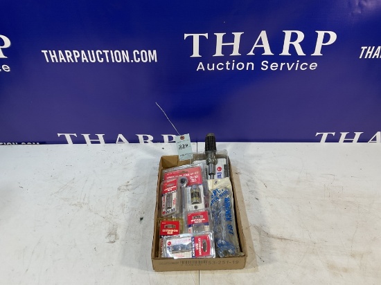 3/8 Ratchet, and open end wrenches & Misc