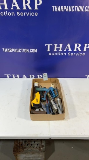 Dewalt stapler, hack saw and misc.