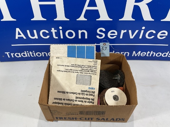 Metal Prep Wheels and Sandpaper