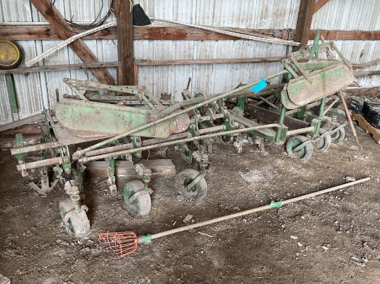 JD 6 Row Front Mount Cultivator