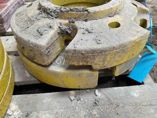 JD 2 Cylinder Wheel Weights