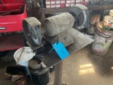 Bench Grinder on Metal Stand