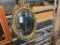 Gold Frame Oval Mirror