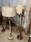 3 floor lamps