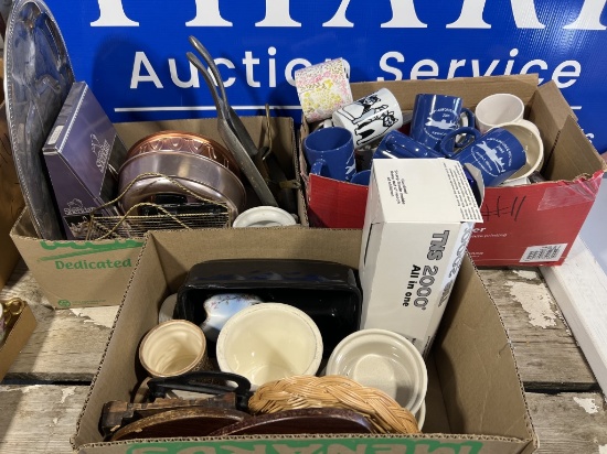3 flats of misc items