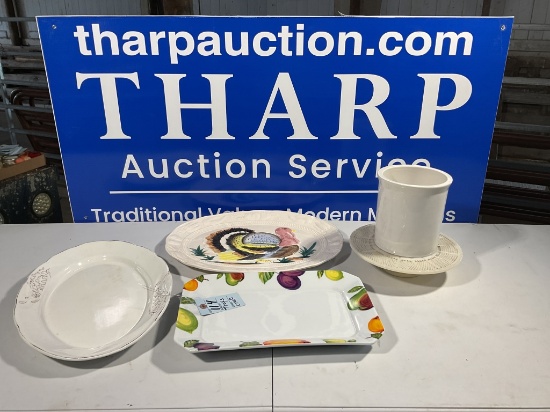 Platters & a crock