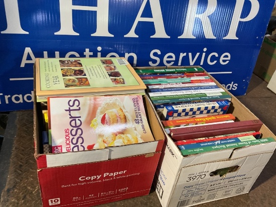 2 boxes of Cook Books